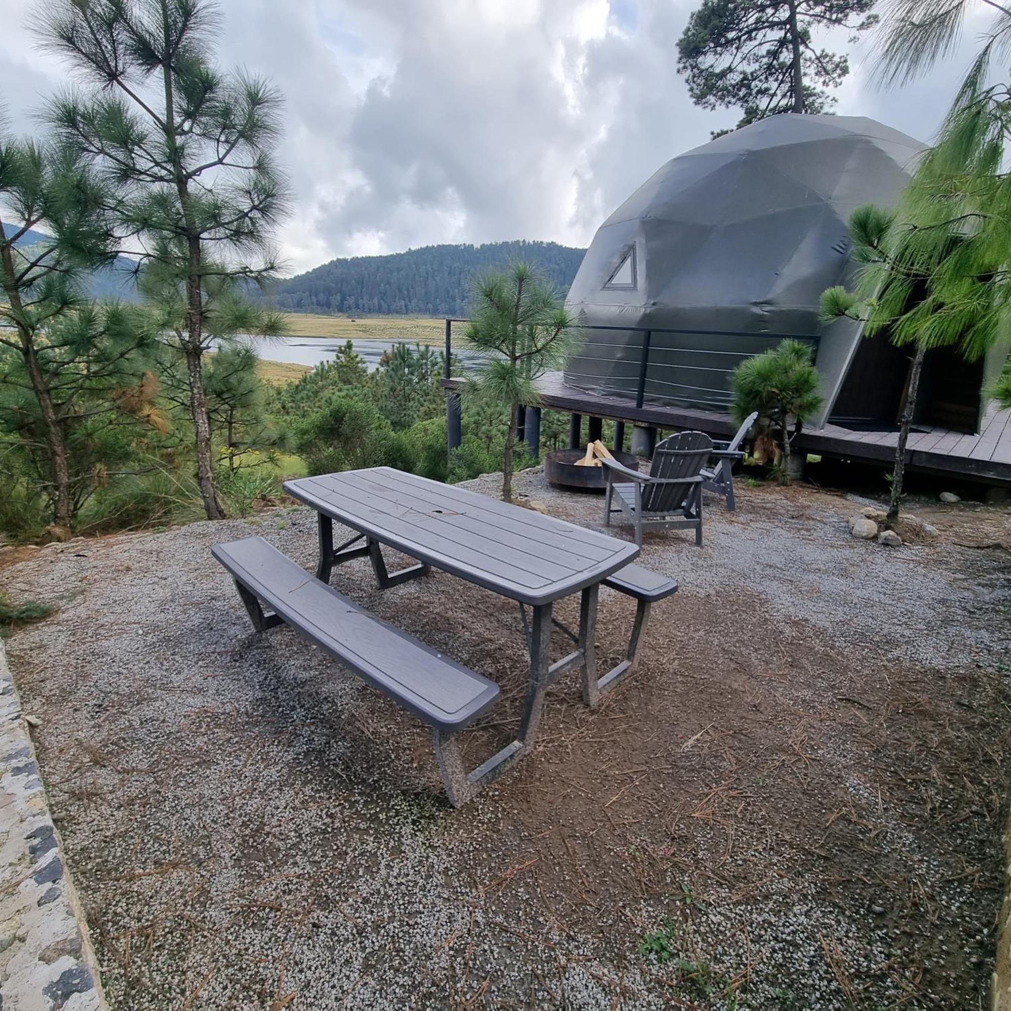 Hotel Lobo Glamp Amanalco de Becerra Exterior foto